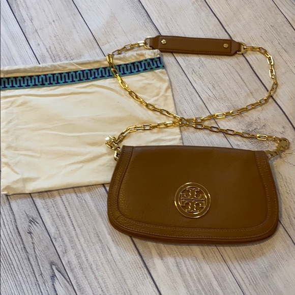 Tory Burch crossbody/ clutch in royal tan - Picture 8 of 8